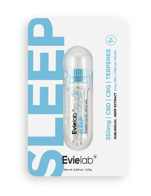 Perles cbd Evielab Sleep Packaging